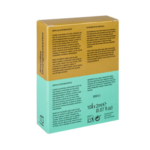 Interapothek Ampollas Despigmentantes trasera