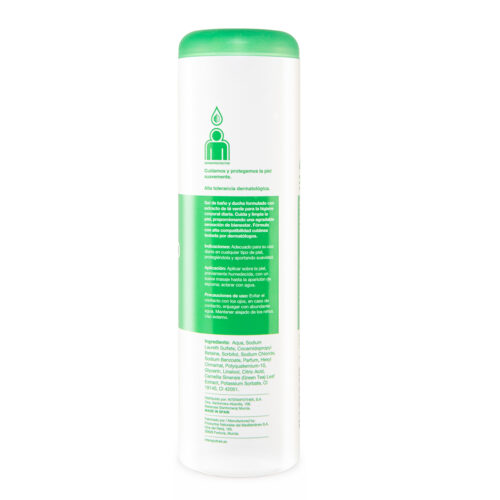 Interapothek Gel de baño con Té Verde trasera